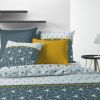 Housse de couette 220x240 cm + 2 taies d'oreiller 100% Coton 57 fils Mijo