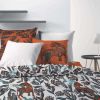Housse de couette 200x200 cm + 2 taies d'oreiller 100% Coton 57 fils Aflak