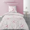 Housse de couette 140x200 cm + 1 taie d'oreiller 100% Coton 57 fils Rina