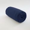 Drap housse 90x190 +35 cm 100% Coton 57 fils Bleu Impérial