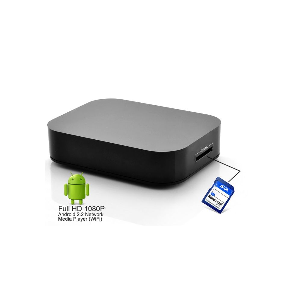 Android TV Achat Box Android média center 1080P, WiFi, HDMI pas cher