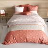 Housse de couette 220x240 cm + 2 taies d'oreiller 63x63 cm Coton 57 fils Kayle