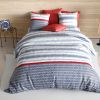 Housse de couette 140x200 cm + 1 taie d'oreiller 63x63 cm Coton 57 fils Santorini