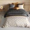 Housse de couette 220x240 cm + 2 taies d'oreiller 63x63 cm Coton 57 fils Ota