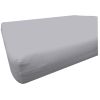 Drap housse 180x200 +30 cm Coton Bio 57 fils Gris