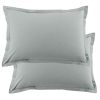 Lot de 2 taies d'oreiller 50x70 cm Coton 57 fils Silver