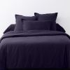 Lot de 2 taies d'oreiller 50x70 cm Coton 57 fils Bleu Impérial