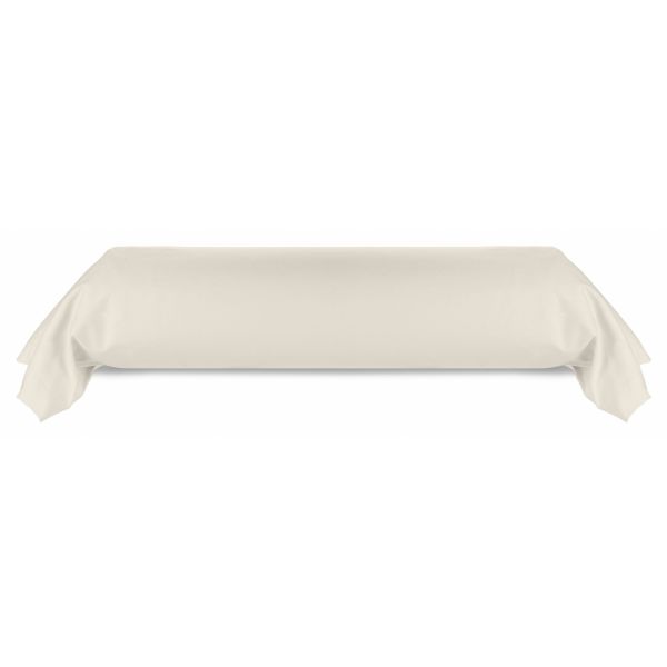 Taie de traversin 80x185 cm Coton 57 fils Ivoire