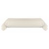 Taie de traversin 80x185 cm Coton 57 fils Ivoire