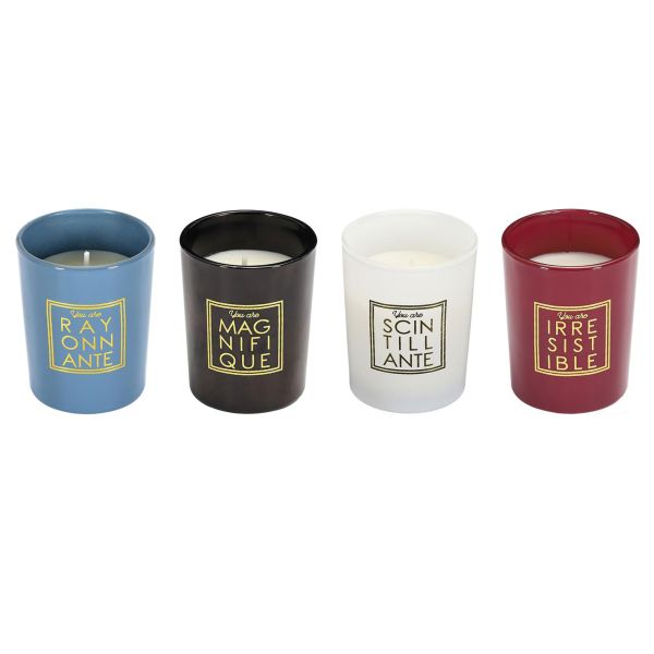 Coffret cadeau 4 bougies parfumées You Are