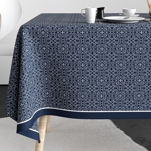 Nappe rectangulaire anti tache 140x300 cm Coton Lejos