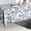 Nappe rectangulaire anti tache 140x300 cm Coton Skandina Bleu