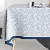 Nappe rectangulaire anti tache 140x200 cm Coton Planta Bleu