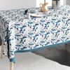 Nappe rectangulaire anti tache 140x250 cm Coton Terraza Ocean