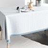 Nappe rectangulaire anti tache 140x200 cm Coton Barba Glace