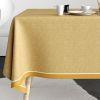 Nappe rectangulaire anti tache 140x200 cm Coton Chambray Or