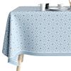 Nappe rectangulaire anti tache 140x200 cm Coton Flocon Glace