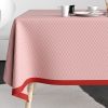 Nappe rectangulaire anti tache 140x300 cm Coton Vicha Brique