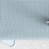 Nappe rectangulaire anti tache 140x200 cm Coton Vichy Bleu