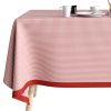 Nappe rectangulaire anti tache 140x200 cm Coton Vichy Rouge