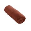 Drap housse 90x190 cm en Gaze de coton Terracotta