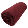 Drap housse 90x190 cm en Gaze de coton Lie De Vin