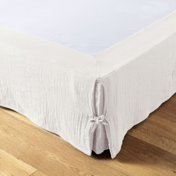 Cache sommier 160x200 cm Gaze de coton Chantilly