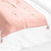 Bout de lit 90x200 cm Gaze de coton Rose