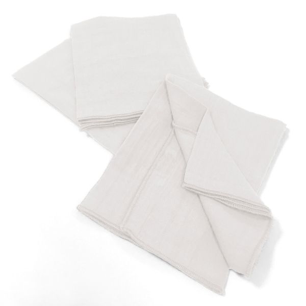 Lot de 3 serviettes 40x40 Gaze de coton Chantilly