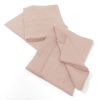 Lot de 3 serviettes 40x40 Gaze de coton Guimauve