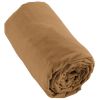 Drap housse 90x190 +30 cm Flanelle de Coton Camel