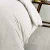 Housse de couette 200x200 Flanelle de Coton Neige