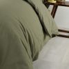 Housse de couette 200x200 Flanelle de Coton Romarin
