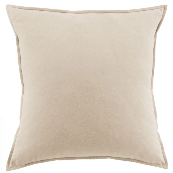 Taie d'oreiller 63x63 cm Flanelle de Coton Sable