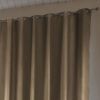 Rideau Occultant 280x260 cm Doublure polaire Polyester Beige