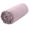 Drap housse 160x200 + 30 cm Satin de Coton Violet