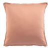 Taie d'oreiller 65x65 cm Satin de Coton Rose