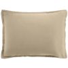 Taie d'oreiller 50x70 cm Satin de Coton Beige