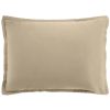 Taie d'oreiller 50x70 cm Satin de Coton Beige