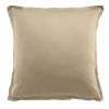 Taie d'oreiller 65x65 cm Satin de Coton Beige