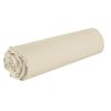 Drap housse 160x200 + 28 cm 100% Coton 57 fils Beige