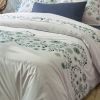 Housse de couette 220x240 cm + 2 taies 100% Percale de Coton Folk Ombre