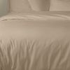 Housse de couette 240x260 cm + 2 taies 100% Percale de Coton 80 fils Lin