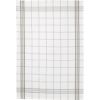 Lot de 2 torchons 50x70 cm Coton Carreaux Ficelle