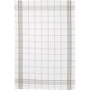 Lot de 2 torchons 50x70 cm Coton Carreaux Ficelle