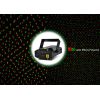 Mini projecteur laser avec détecteur son et strob