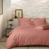 Taie d’oreiller 65x65 cm Percale de Coton Rose Poudré