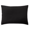 Taie d’oreiller 50x70 cm Percale de Coton Noir