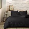 Taie d’oreiller 50x70 cm Percale de Coton Noir