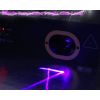 Projecteur laser violet 100mW avec détecteur son